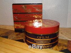 Opium Perfumed Body/dusting Bath Powder. Rare Vintage 6 Ounce Size Sealed With B