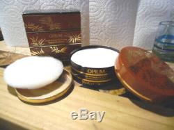 Opium Perfumed Body/dusting Bath Powder. Rare Vintage 6 Ounce Size Sealed With B
