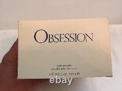 Orig Box 5 oz CALVIN KLEIN Sealed OBSESSION for Women Perfumed Dusting Powder