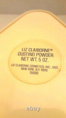 Original Liz Claiborne Perfumed Dusting Powder 5.0 Oz. Unboxed Vintage Triangle