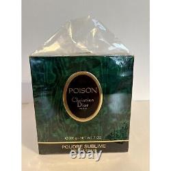 POISON Christian Dior Paris Perfume Dusting Body Powder 7oz SEE DESCRIPTION New