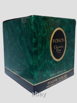 POISON DIOR PERFUMED DUSTING POWDERPOUDRE SUBLIME, 1986,7oz. 200gr