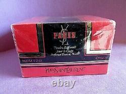 Paris YSL Perfume Bath Powder Sealed Box 5.2 oz 150g Yves Saint Laurent RARE