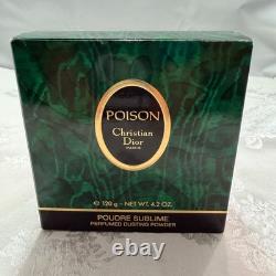 Poison By Christian Dior Poudre Sublime Perfumed Dusting Powder 4.2oz 120g NIB
