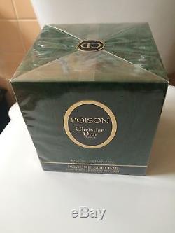 Poison Christian Dior 7 Ounces Perfumed Dusting Powder New and Sealed
