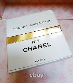 Pre Code Bar NIB Chanel No 5 After Bath Perfumed Dusting Powder + Free Shipping