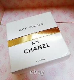 Pre Code Bar NIB Chanel No 5 After Bath Perfumed Dusting Powder + Free Shipping