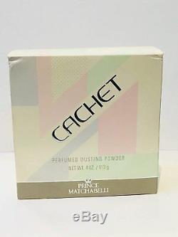 Prince Matchabelli Cachet Perfumed Dusting Powder 4 oz/113g
