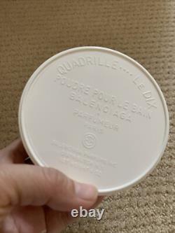 Quadrille By Balenciaga Dusting Powder 4.0 OZ. WOB. Vintage Le Dix Original New