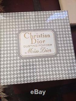 Rare Find Vintage Sealed Christian Dior Mis Dior Paris Dusting Powder In Box