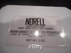 Rare New Sealed Vintage Norell Perfume Dusting Powder 6 Oz