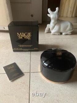 RARE! NEW in BOX LANCOME MAGIE NOIRE PERFUMED DUSTING POWDER 6 OZ. NR