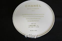 Rare Vintage Chanel No 22 Perfume Bath Powder 8 Oz Dusting Powder Opened & Full