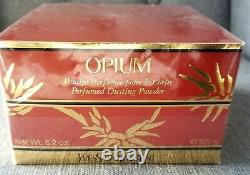 RARE VINTAGE Opium Yves Saint Laurent Perfumed Dusting Powder 5.2 oz. SEALED NEW
