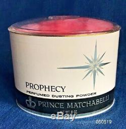 RARE Vintage1965 Prince Matchabelli Prophecy Perfume Dusting Powder 8 oz SEALED