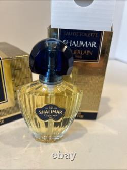 READ Shalimar Guerlain Perfumed Dusting Powder 4.4 oz & 1 oz Eau de toilette NEW