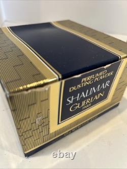 READ Shalimar Guerlain Perfumed Dusting Powder 4.4 oz & 1 oz Eau de toilette NEW