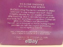 REVLON ENJOLI Perfume Dusting Powder 3 oz Body Powder Boxed Made in the USA