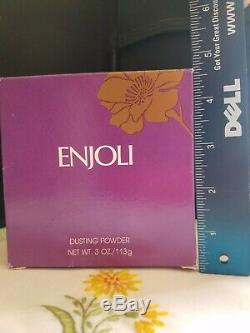 REVLON ENJOLI Perfume Dusting Powder 3 oz Body Powder Boxed Made in the USA