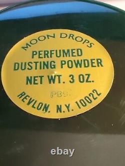REVLON MOON DROPS 3 oz. PERFUMED DUSTING POWDER