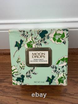 REVLON MOON DROPS 5OZ PERFUMED DUSTING POWDER New In Box
