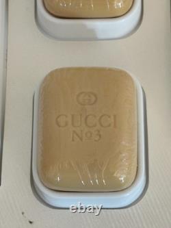 Rare GUCCI No. 3 Parfum/Perfume, Dusting Powder & Bar Soap Gift Set In Box