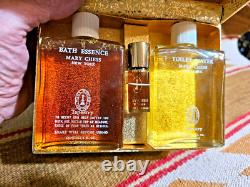 Rare Mary Chess Perfume Toilet Water Bath Essence Soap Dusting Pwdr Box Set Nib