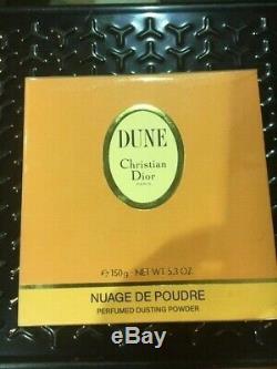 Rare, New, CHRISTIAN DIOR Discontinued DUNE Perfumed Dusting Body Powder, 5.0 oz