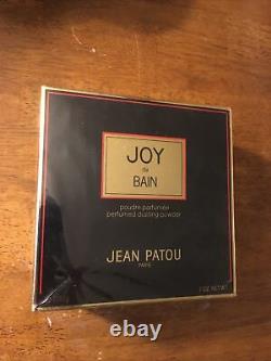 Rare New Joy De Bain Jean Patou Paris Dusting Powder Perfumed 7 Oz 200g vintage