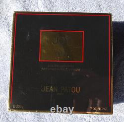 Rare VTG Joy De Bain Jean Patou Perfumed Dusting Powder 7 Oz 200g Mint in Box
