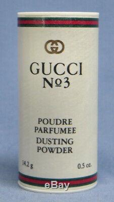 Rare Vintage Gucci No 3 Perfume, Soap, Dusting Powder Set MIB