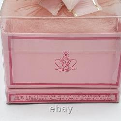 Rare Vintage Stradivari Prince Matchabelli Skin Perfume Dusting Powder Set Pink