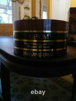 Rare Vintage YSL Opium Perfumed Bath/Dusting Powder 6oz New and Full