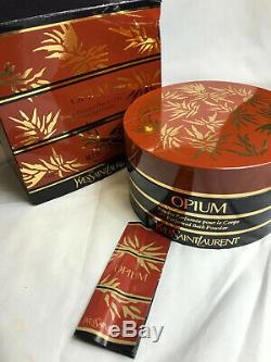 Rare Ysl Opium Perfumed Bath Dusting Powder 6 Oz. Sealed Vintage New