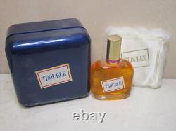 Revlon Trouble Perfumed Dusting Powder 3.5 Oz & Colone Splash 1.6 Oz Rare