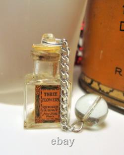 Richard Hudnut Three Flowers Mini Perfume & Toilet Water Bottle, Dusting Powder