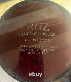 Ritz Perfumed Dusting Powder by Charles of the Ritz 7oz. 1970s. Vintage Rare