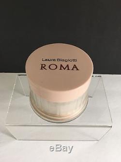Roma Perfume Dusting Powder 3.5 Oz By Laura Biagiotti Pre Owned 95% Full