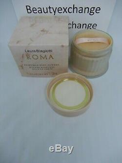 Roma for Women Laura Biagiotti Perfume Dusting Body Powder 3.5 oz Boxed