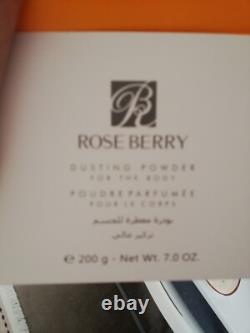 Rose Berry Dusting Powder for the Body Luxurious Scent 200ml