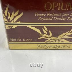 SEALED OPIUM by Yves Saint Laurent Perfumed Dusting Powder 5.2 Oz Vintage