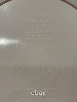 SHALIMAR GUERLAIN PARIS Vintage 1983 Rare Perfumed Bath Powder Sealed