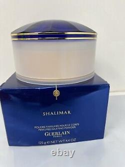 SHALIMAR Guerlain Paris PERFUMED DUSTING POWDER 4.4oz Discontinued