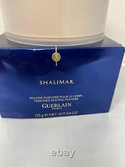 SHALIMAR Guerlain Paris PERFUMED DUSTING POWDER 4.4oz Discontinued