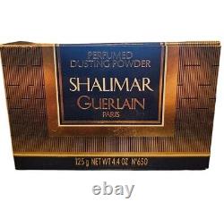 SHALIMAR Guerlain Paris PERFUMED DUSTING POWDER 4.4oz Discontinued /SEALED