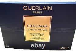 SHALIMAR Guerlain Paris PERFUMED DUSTING POWDER Sealed 4.4oz Discontinued