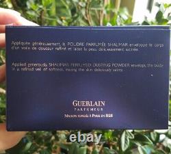 SHALIMAR Guerlain Perfumed Dusting Powder 4.4 oz NIB