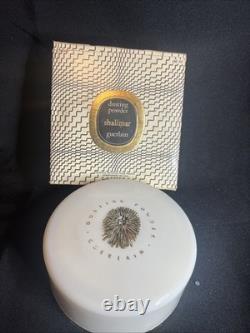 SHALIMAR Perfumed Dusting Powder 8oz New Sealed in Box Vintage 1960's Guerlain