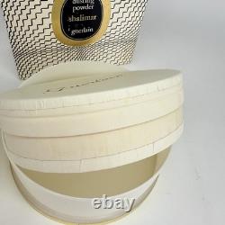 SHALIMAR Perfumed Dusting Powder 8oz New Sealed in Box Vintage 1967 Guerlain Vtg
