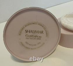 SHALIMAR Vintage Guerlain perfumed bath body dusting powder 2 Oz NEW Sealed
